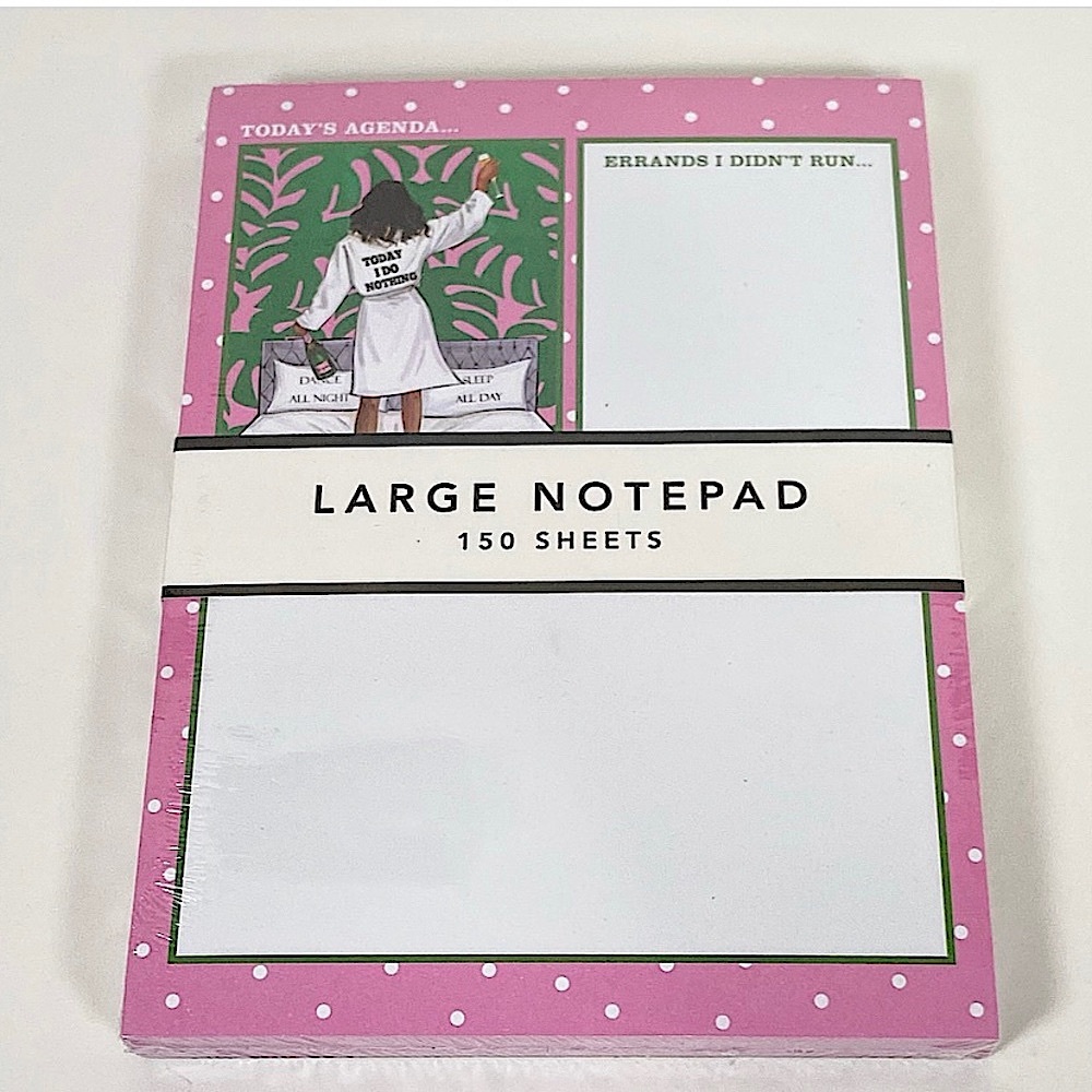 TODAY’S AGENDA Plant Decor Notepad